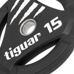 Tiguar PU Olympic plate 15 kg fekete kiegészítő TI-WTPU01500