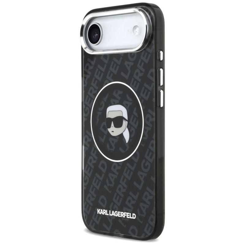 Karl Lagerfeld IML Karl Head Logo MagSafe Case for iPhone 17 Air - fekete telefontok