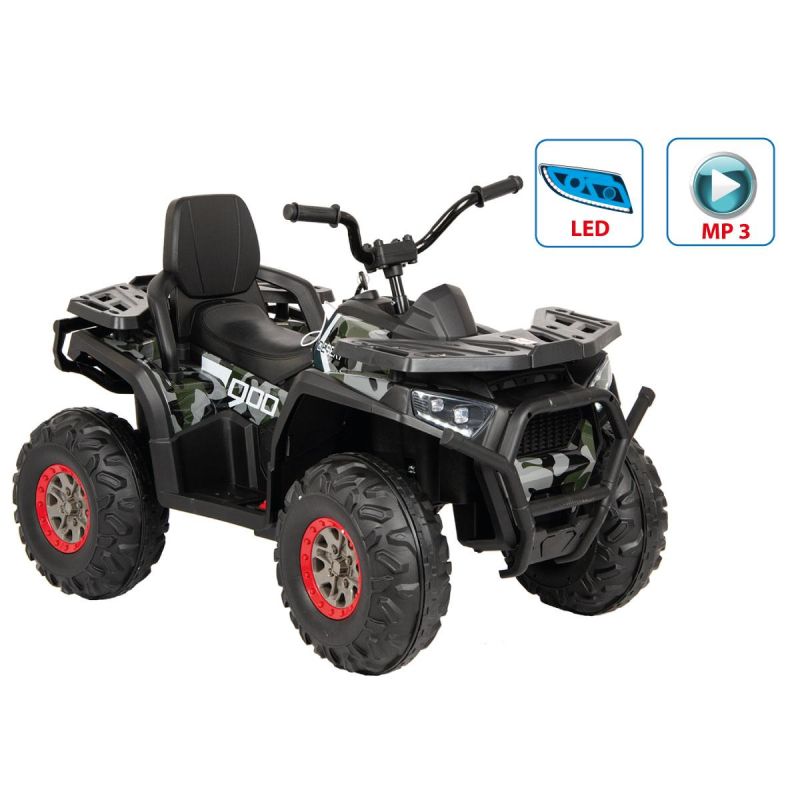 Enero Battery-Powered Quad Car Traper Military toys