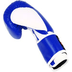 MASTERS FIGHT EQUIPMENT MASTERS RBT-PERFECT-GRIP Leather Boxing Gloves 12 oz biało - czarne kesztyű 01587-12-0105