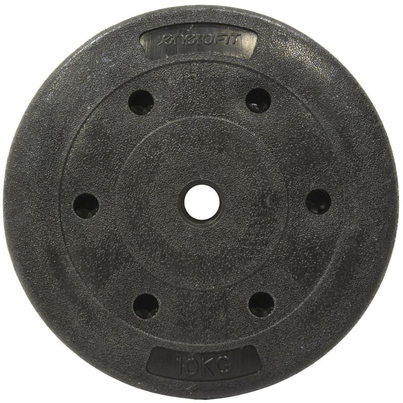 Enero Concrete Load 10 Kg Fit ø29mm fekete weight, strength training equipment, training equipment