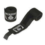 DBX Bushido Cotton Boxing Wraps - 2 Meters | Black dbx martial arts equipment
