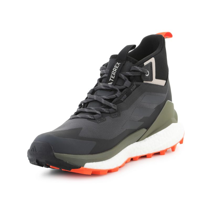 Adidas TERREX Free Hiker 2 GTX hiking - carbon/gray six/core black fekete utcai cipő