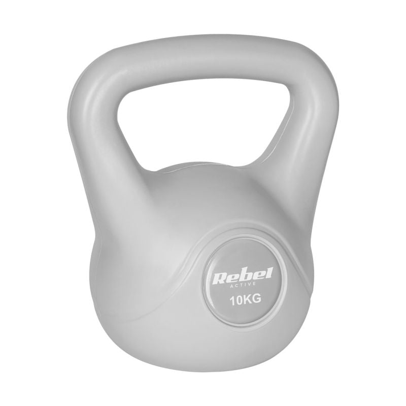 Rebel Active Kettlebell Bituminous 10 Kg Gray szürke edzőfelszerelés RBA-2322G-10