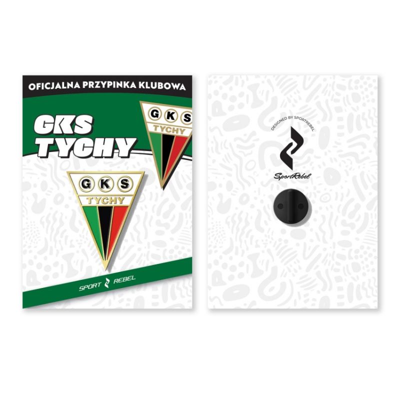 Inny GKS Tychy Herb Classic SREBGKS-PIN pin Edzőfelszerelés fekete