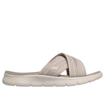 Skechers Women's Flip-Flops GO WALK FLEX SANDAL IMPRESSED 141420 DKTP
