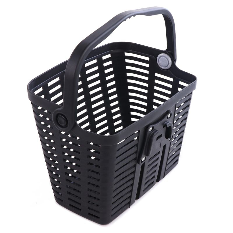 Wozinsky WKR-PK plastic handlebar bicycle basket - black fekete edzőfelszerelés 304004-203977