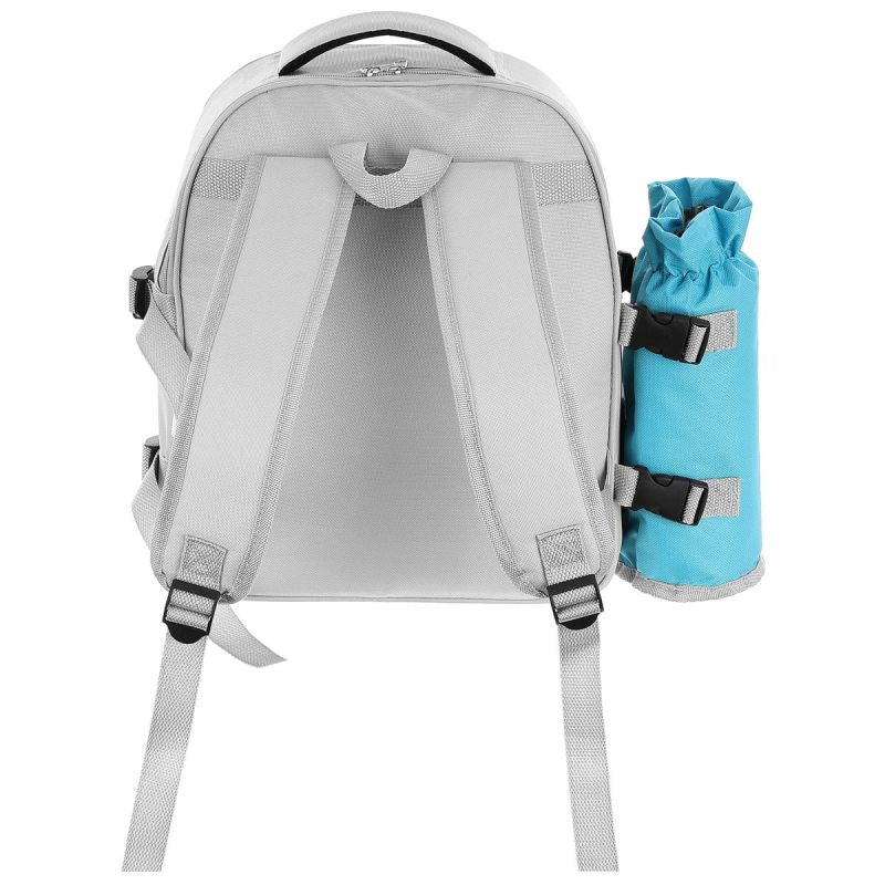 Enero Thermal Picnic Backpack Blue And Grey 25l Camp szürke backpacks, tourist equipment
