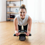 HMS Ka10 Black Abs Wheel Automatic Wheel For Exercising The Abdominal Muscles With Support fekete táska 17-38-033