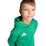 Adidas Entrada 26 Hoody green JZ6563 kids' sweatshirt 104cm kapucnis pulóver