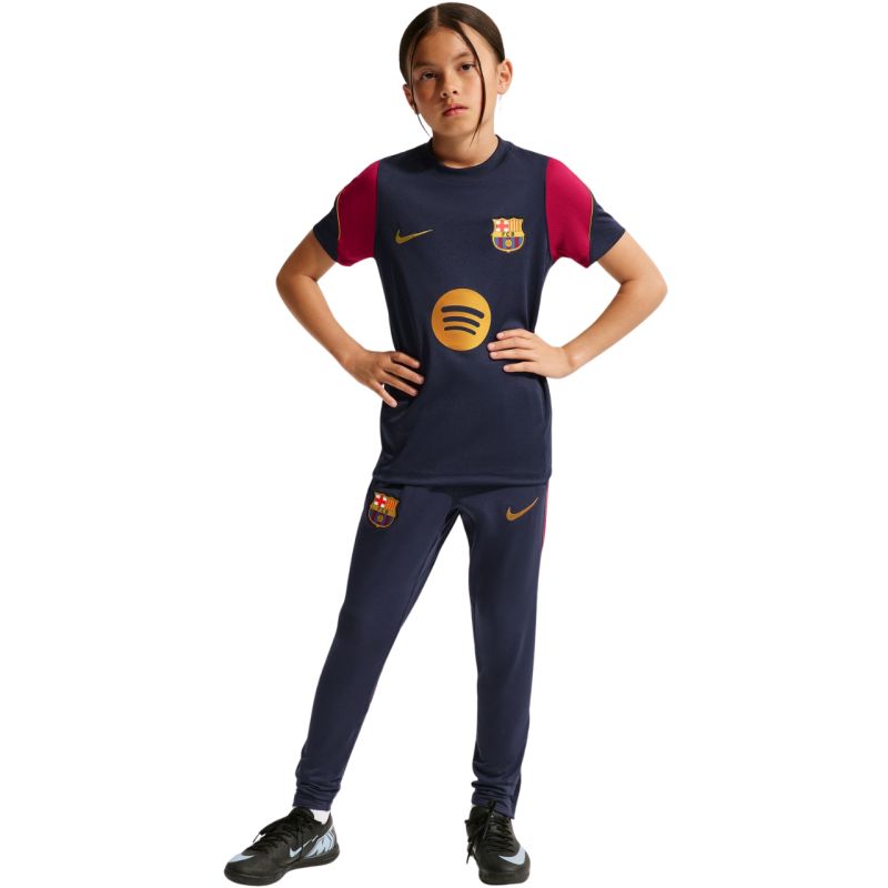 Nike FC Barcelona Strike Kids T-Shirt Navy Blue and bordó ruházat II3237401