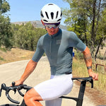 Rockbros 15120014017 ROAD TO SKY men's cycling jersey, short sleeve, M - gray-blue m \ niebieski póló