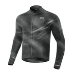 Rockbros Fall/Winter Long Sleeve Cycling - Black fekete dzseki