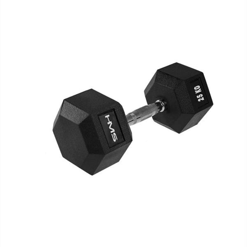 HMS HEX PRO dumbbell 25 kg szürke póló 17-66-121