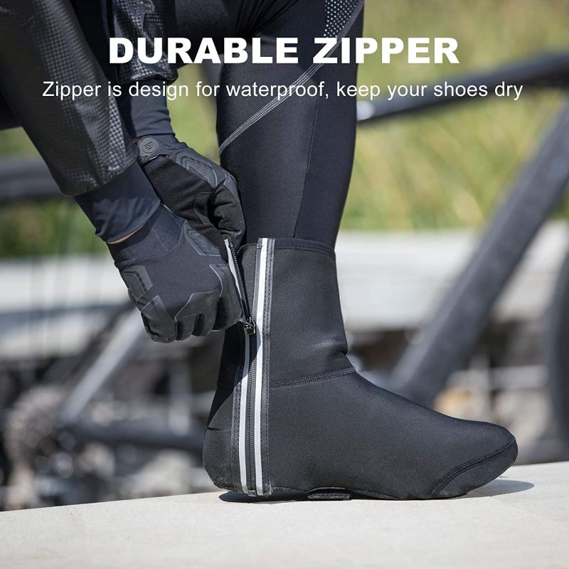 Rockbros waterproof shoe covers protectors and knee pads