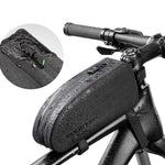 Rockbros AS-019 bicycle frame waterproof - black 1.5 l táska