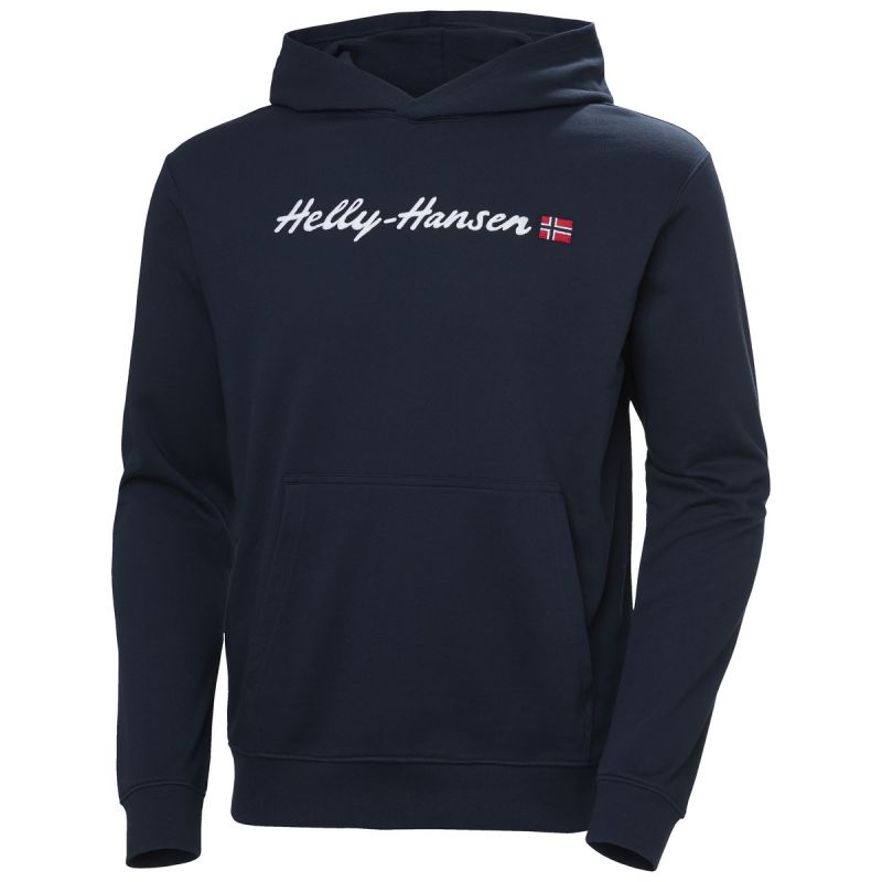 Helly Hansen Core Graphic Sweat Hoodie M 53924 596 Kapucnis pulóver