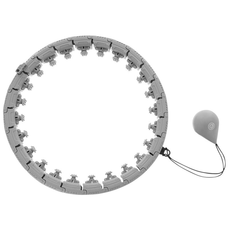 Enero Hula Hop With Massager And Weight Grey Fit szürke training equipment