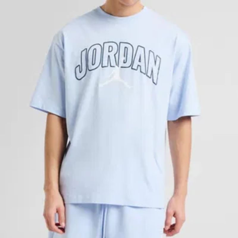 AIR Jordan Men's Brooklyn Arch Logo T-shirt - kék póló