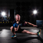 HMS KNV08 BLUE vinyl-coated cast iron kettlebell kék fejpánt 17-64-042