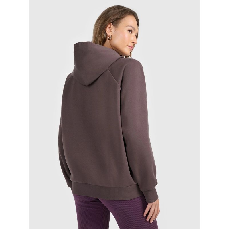 Women's sweatshirt with hood, open, 4F