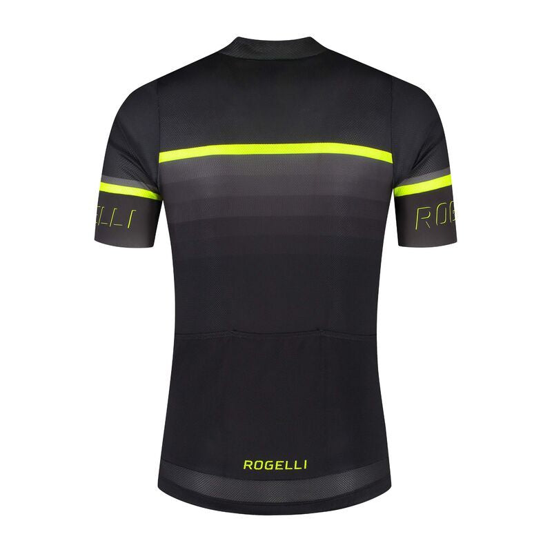 Rogelli HERO II T-shirt Black-Fluorescent 5XL fekete póló