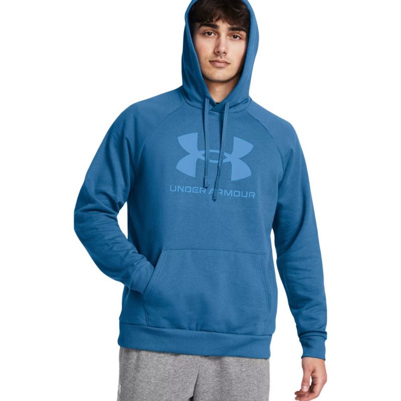 Under Armour Men’s Rival Fleece Logo HD Hoodie 1379758 406 kék férfi kapucnis pulóver 143598M
