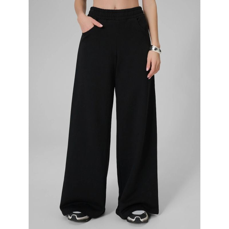Women's wide-leg sweatpants 4F