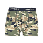 O'Neill O'Nell Boxer Camo & Plain 3PK zöld underwear
