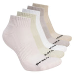 Skechers 5pk Unisex 1/2 Terry Qtr Crew Pink