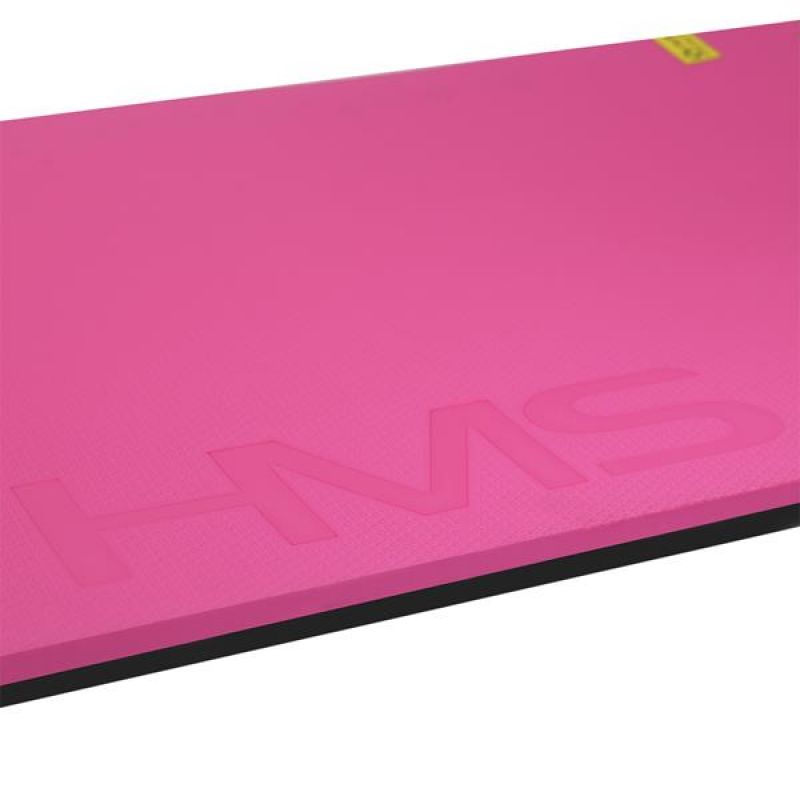 HMS Premium MFK02 Pink-Black Club Fitness Mat with Holes rózsaszín póló 17-44-274