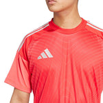 adidas Tiro 25 Competition Jersey Sleeve Men's Goalkeeper Shirt Red JI9717 piros short