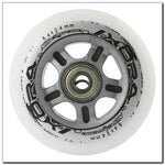Nils Extreme PU 84x24 82A TRANSPARENT (4 pcs) + ABEC-7 CHROME (8 pcs) SET görkorcsolya 16-32-018
