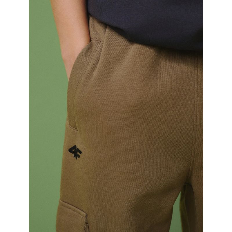 Boys' cargo sweatpants 4F
