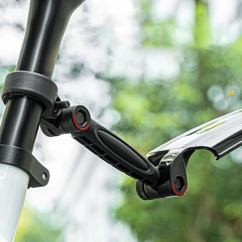 Rockbros FK-810 Folding Telescopic Bicycle Fender Set - Black fekete sets