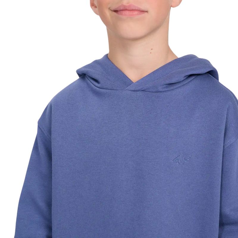 4f Boy's sweatshirt M1945 blue 4FJWAW25TSWSM1945 33S Kiegészítő