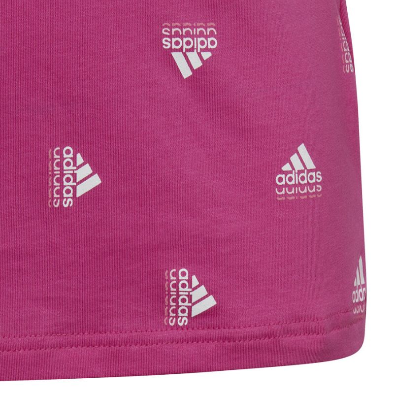 Adidas BLUV Tee Jr rózsaszín póló