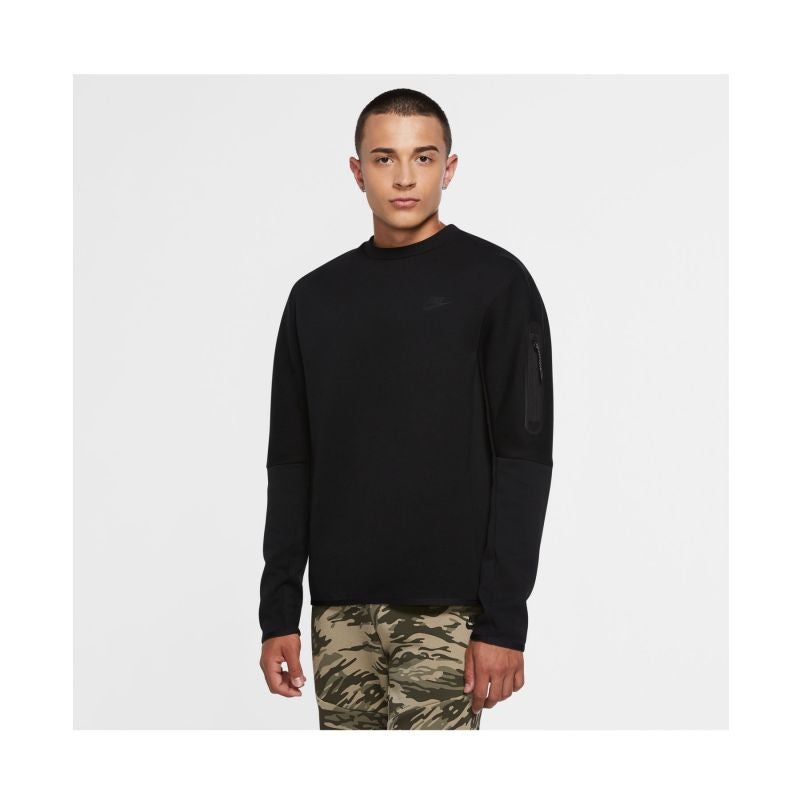 Nike NSW Tech Fleece Crew M CU4505-010 sweatshirt fekete pulóver