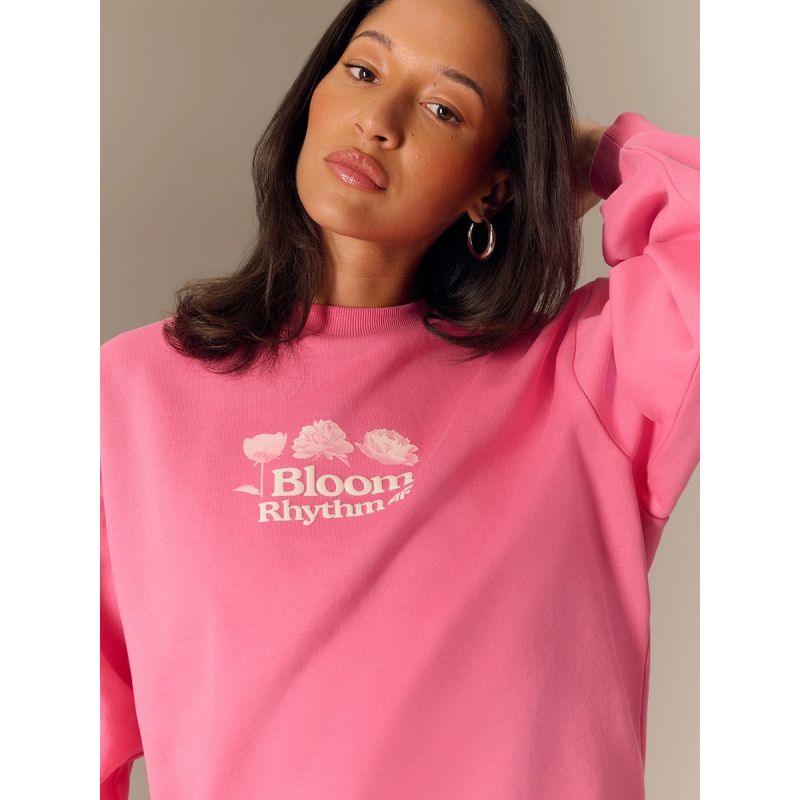 Women's loose sweatshirt without hood 4F