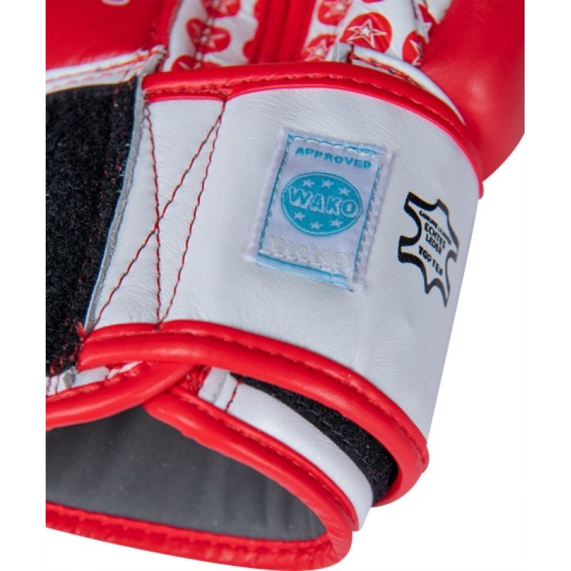 TOP TEN RTT-10 SUPERFIGHT 3000 STARS Boxing Gloves (WAKO APPROVED new) 10 oz+czerwony kesztyű