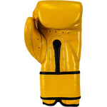 MASTERS FIGHT EQUIPMENT RBT-MEX Leather Boxing Gloves 12 oz Yellow sárga kesztyű 012204-12