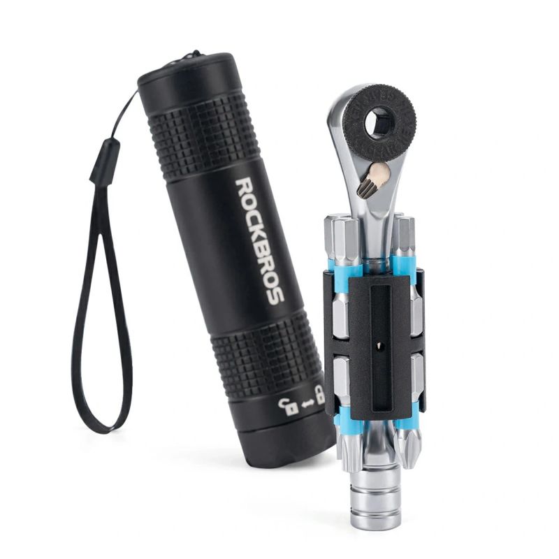 Rockbros TG-8601 Bicycle Multitool S2 Ratchet Cylindrical Housing - Black fekete tourist equipment