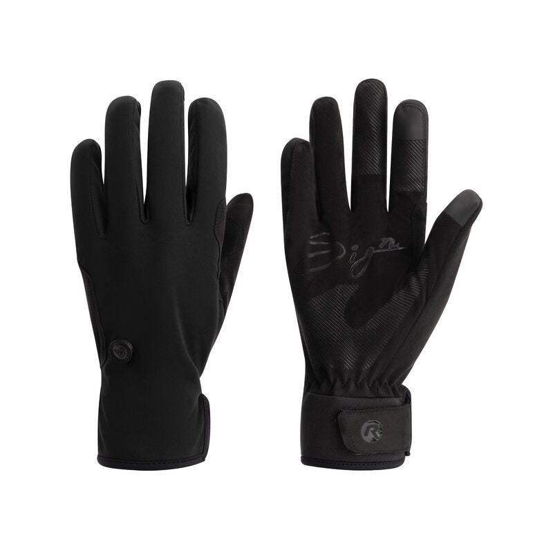 Rogelli SIGNATURE winter gloves black 3XL fekete kesztyű