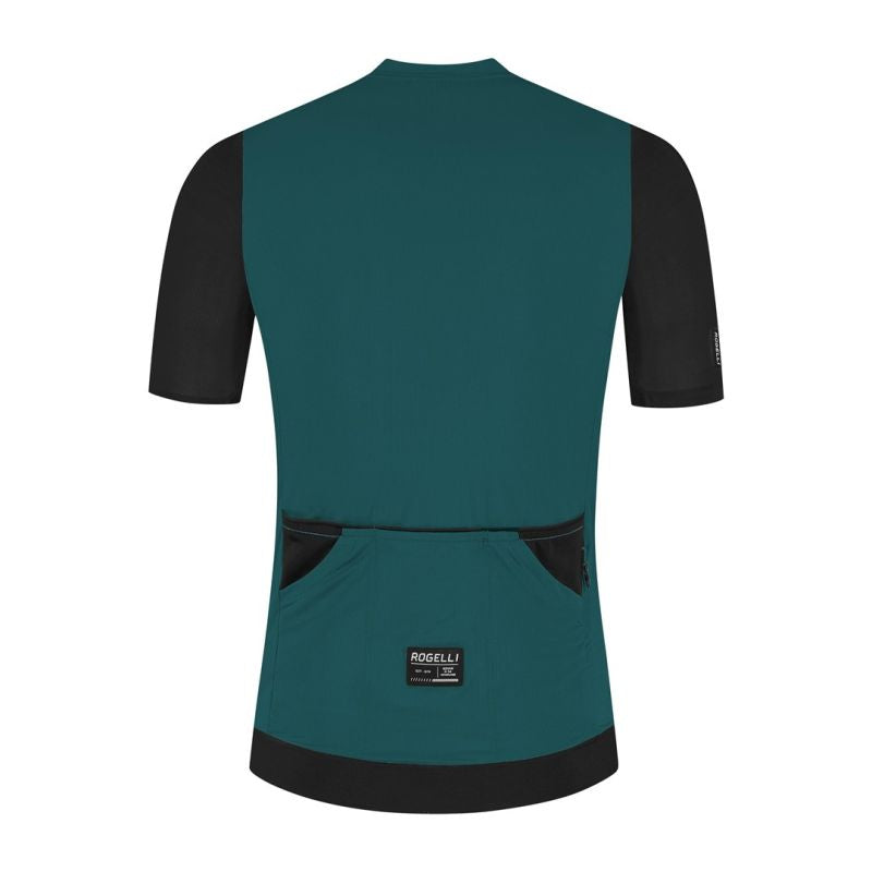 Rogelli DISTANCE II t-shirt türkiz póló