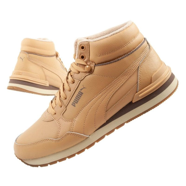 Puma ST Runner v4 Mid men's high-top sneakers brown Cipő