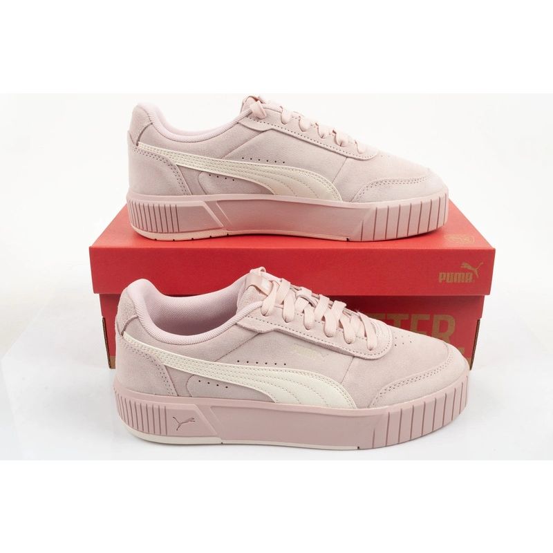 Puma women's sports Carina Mia SD powder leather comfortable sneakers rózsaszín cipő