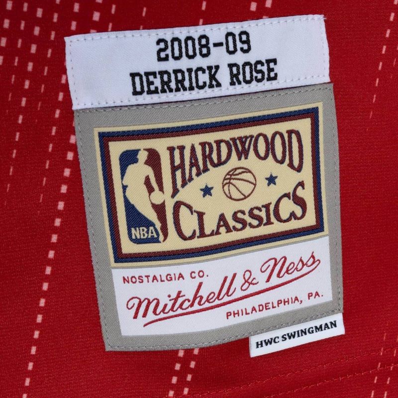 Mitchell & Ness NBA Jersey Swingman Monochrome Chicago Bulls Derrick Rose - TFSM1280-CBU08DRSRED1 kosárlabda mez