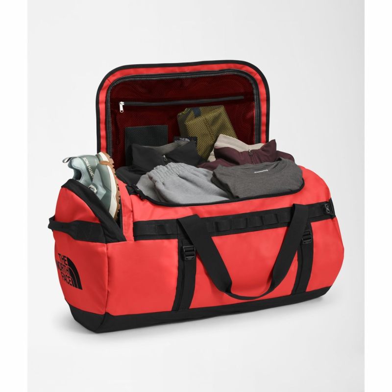 The north face Base Camp Duffel L Sports Bag 95L Polyester Black, Red Egyéb