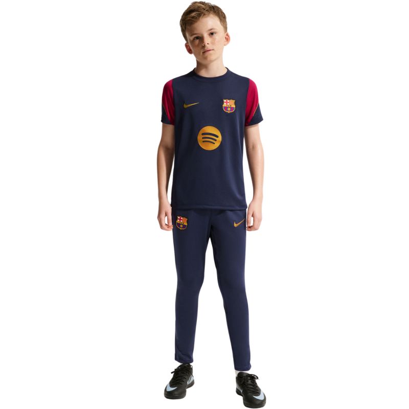 Nike FC Barcelona Strike Kids T-Shirt Navy Blue and bordó ruházat II3237401