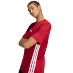 adidas Essentials 3-Stripes Men's T-Shirt Red KD4865 piros póló